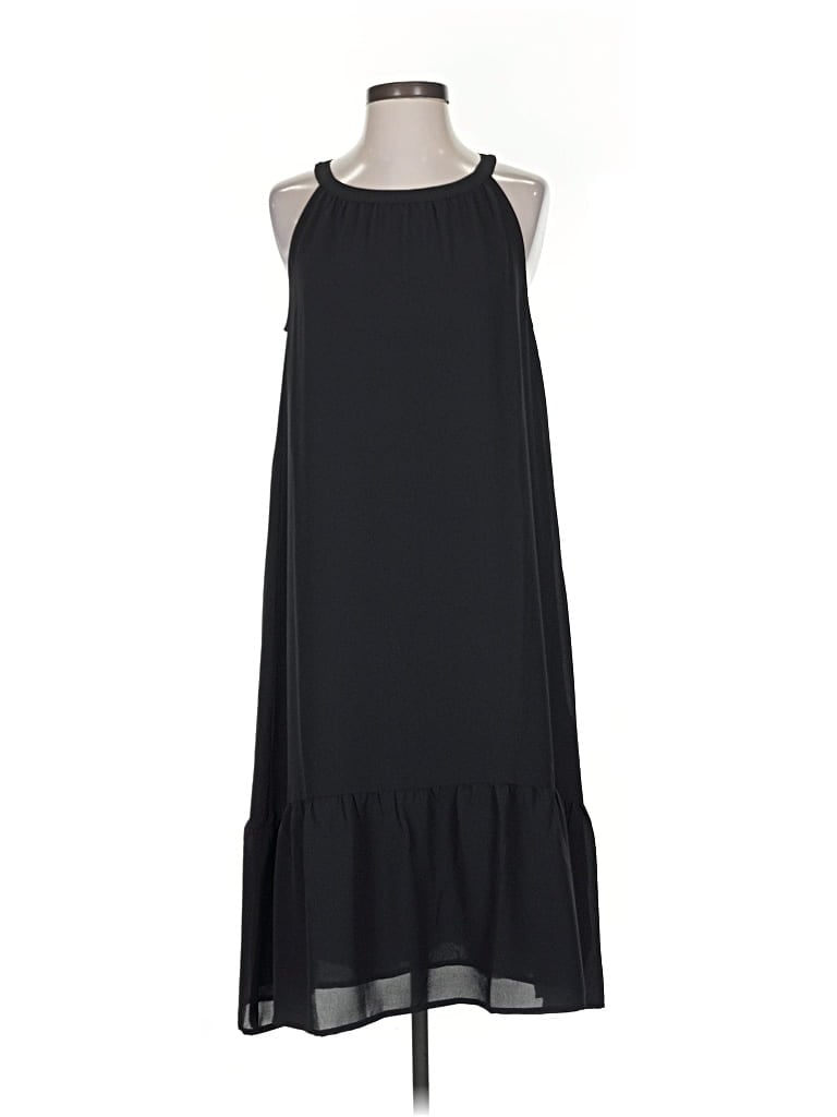 Pre-owned Jjill Casual Dress In Black