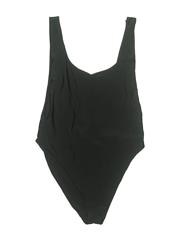 Pre-owned Aerie One Piece Swimsuit In Black