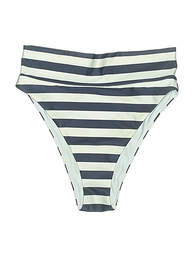 Pre-owned Aerie Swimsuit Bottoms In Gray