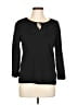 Liz Claiborne Collection Black Pullover Sweater Size L - photo 1