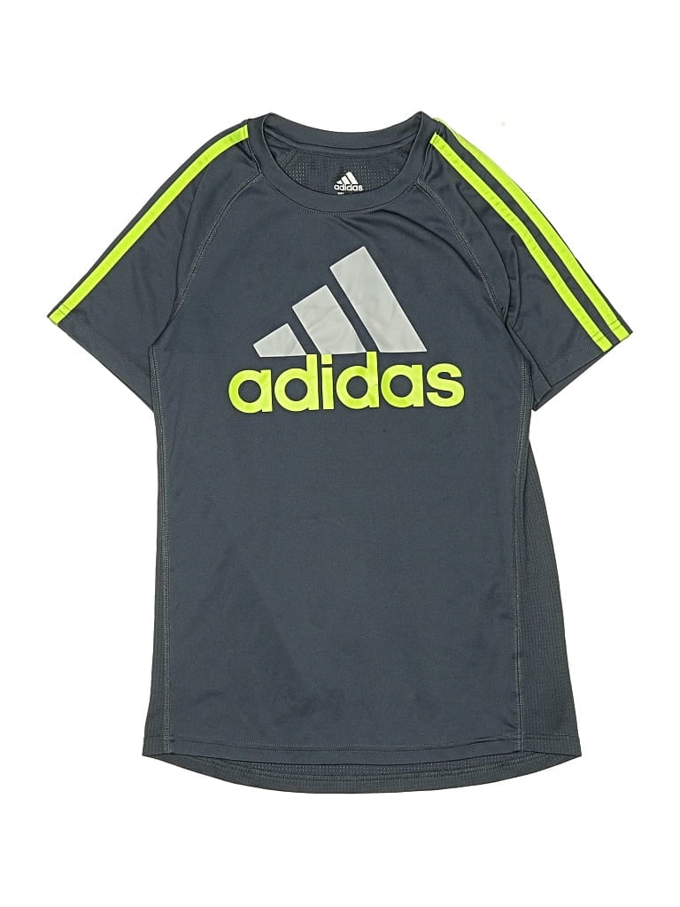 Pre-owned Adidas Originals Kids' Active T-shirt In Gray