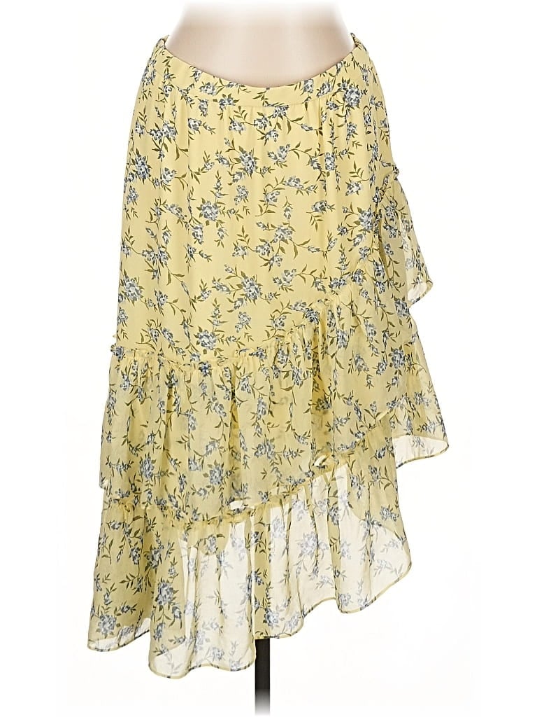 Pre-owned 1.state Casual Skirt In Yellow