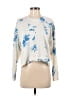 Splendid Floral Ivory Pullover Sweater Size S - photo 1