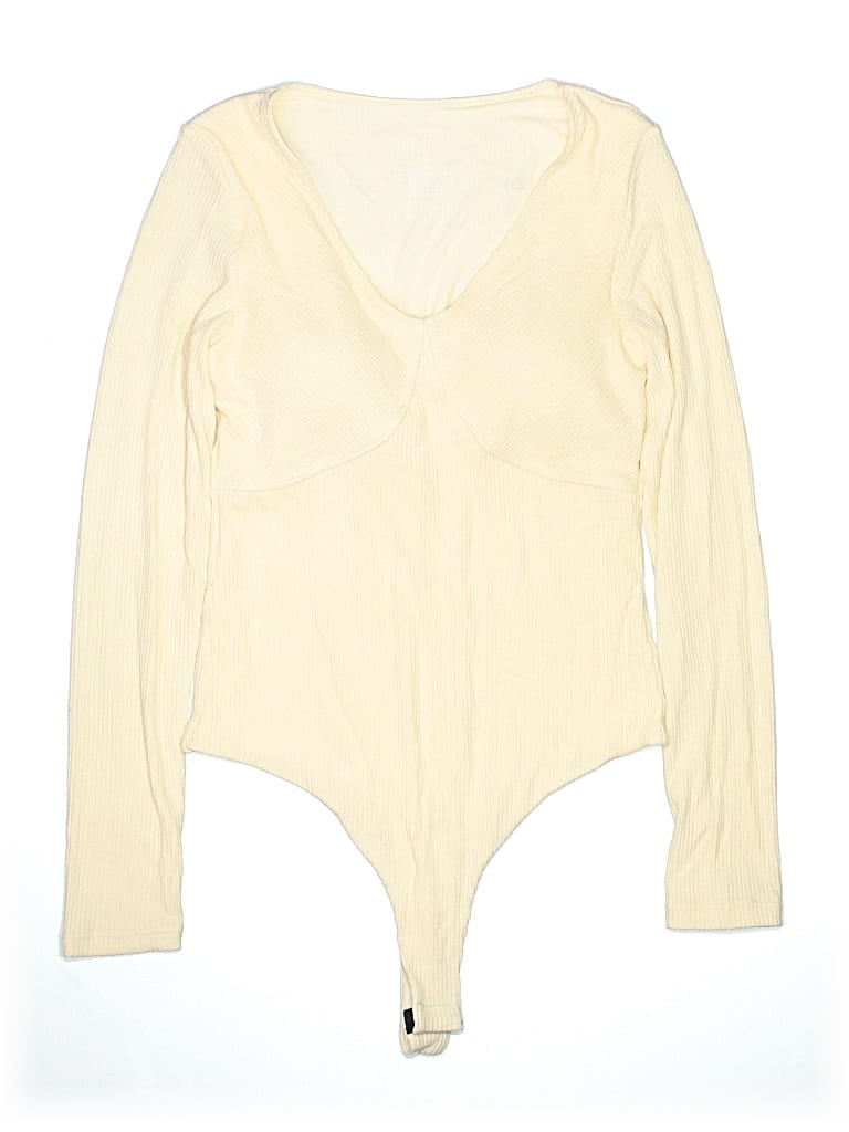 Pre-owned Klassy Network Bodysuit In White