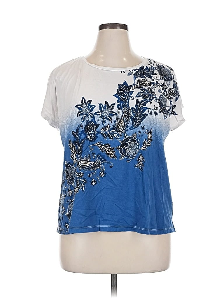 Pre-owned Tommy Hilfiger Short Sleeve T-shirt In Blue