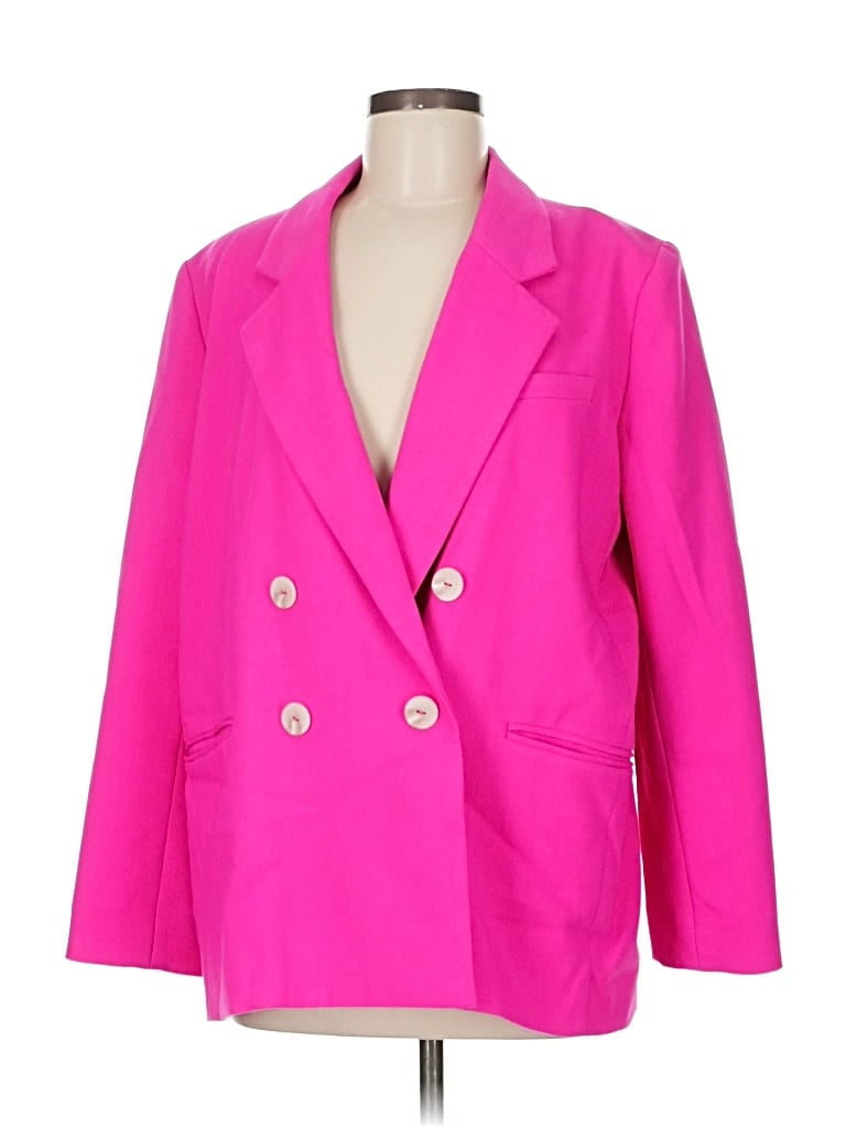 Pre-owned Maeve By Anthropologie Blazer Jacket In Pink