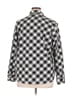 Riders by Lee 100% Polyester Checkered-gingham Silver Cardigan Size XL - photo 2