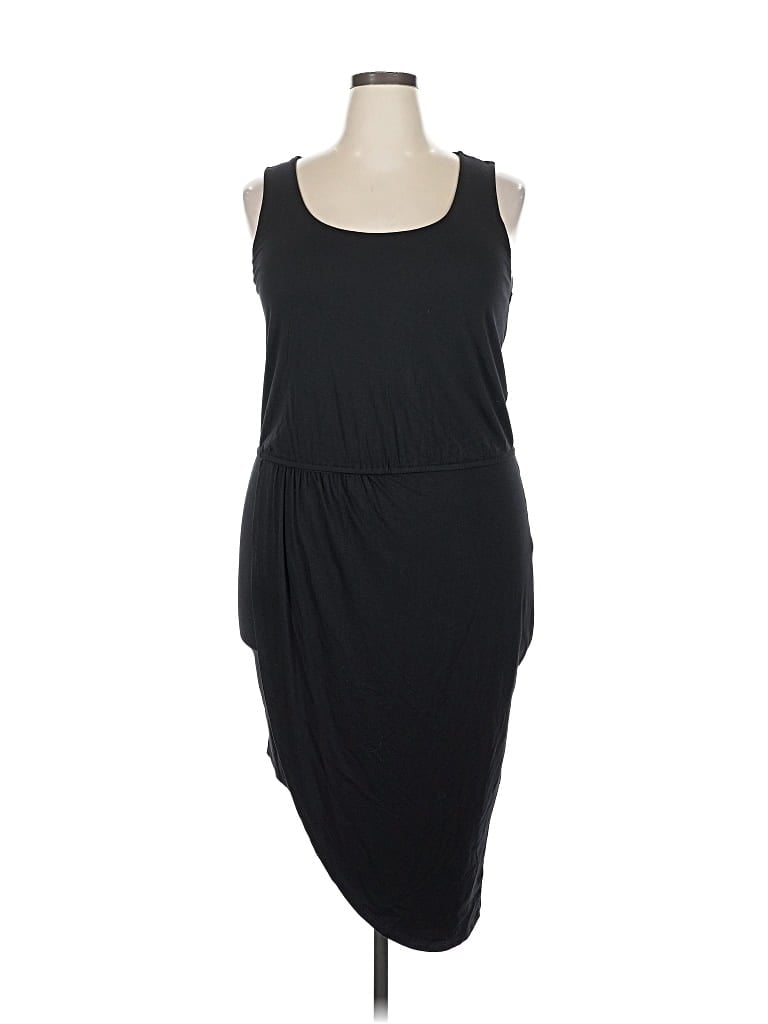 Pre-owned Just Fab Cocktail Dress In Black