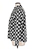 Riders by Lee 100% Polyester Checkered-gingham Silver Cardigan Size XL - photo 5