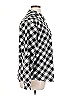 Riders by Lee 100% Polyester Checkered-gingham Silver Cardigan Size XL - photo 4