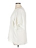 Alfani 100% Polyester Ivory Short Sleeve Blouse Size XL - photo 5