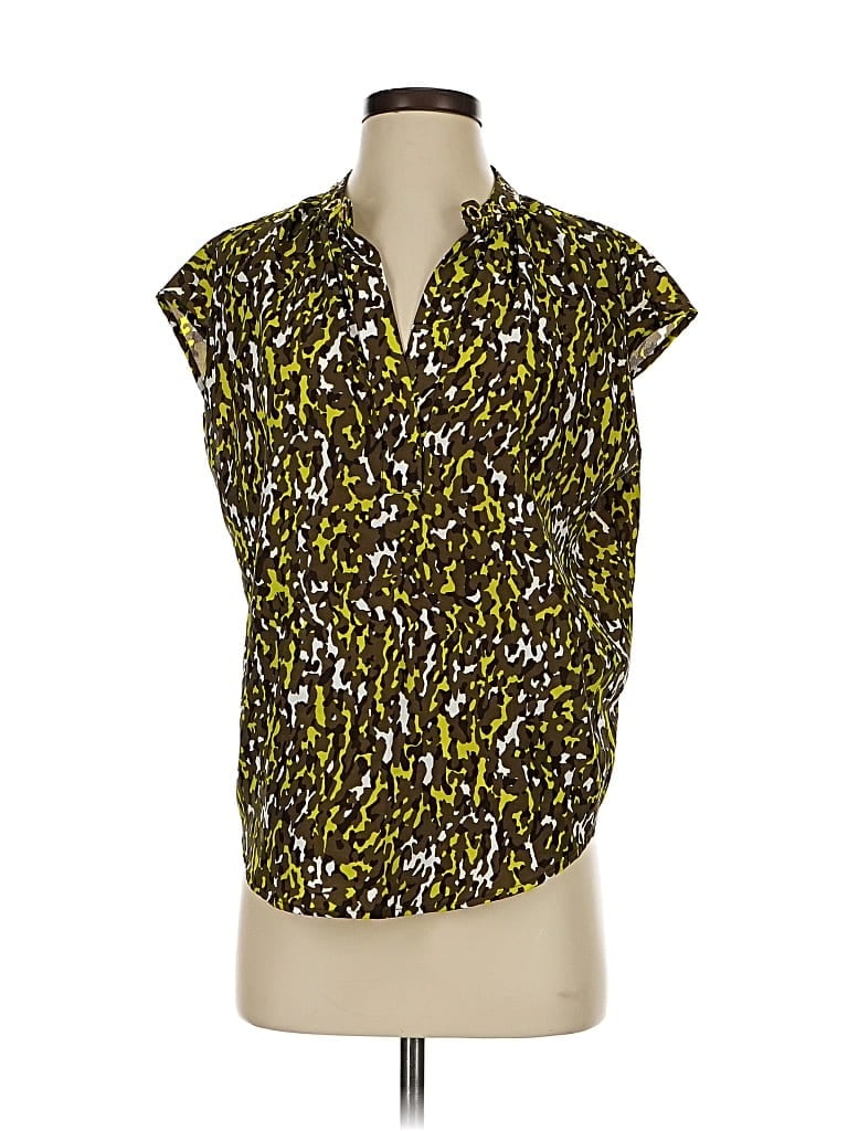 Pre-owned Michael Michael Kors Sleeveless Blouse In Yellow