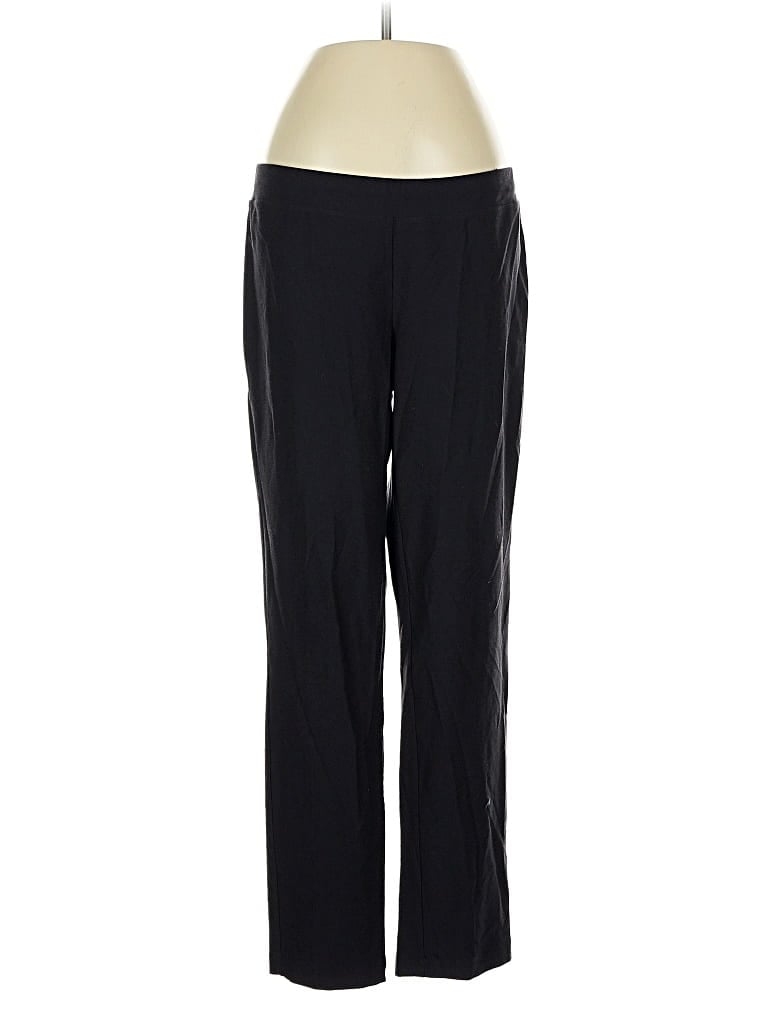 Pre-owned Eileen Fisher Track Pants In Black