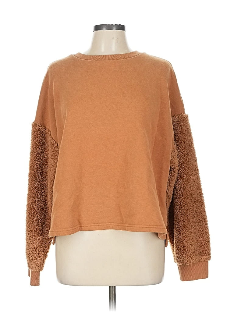 Pre-owned Mud Pie Pullover Sweater In Brown