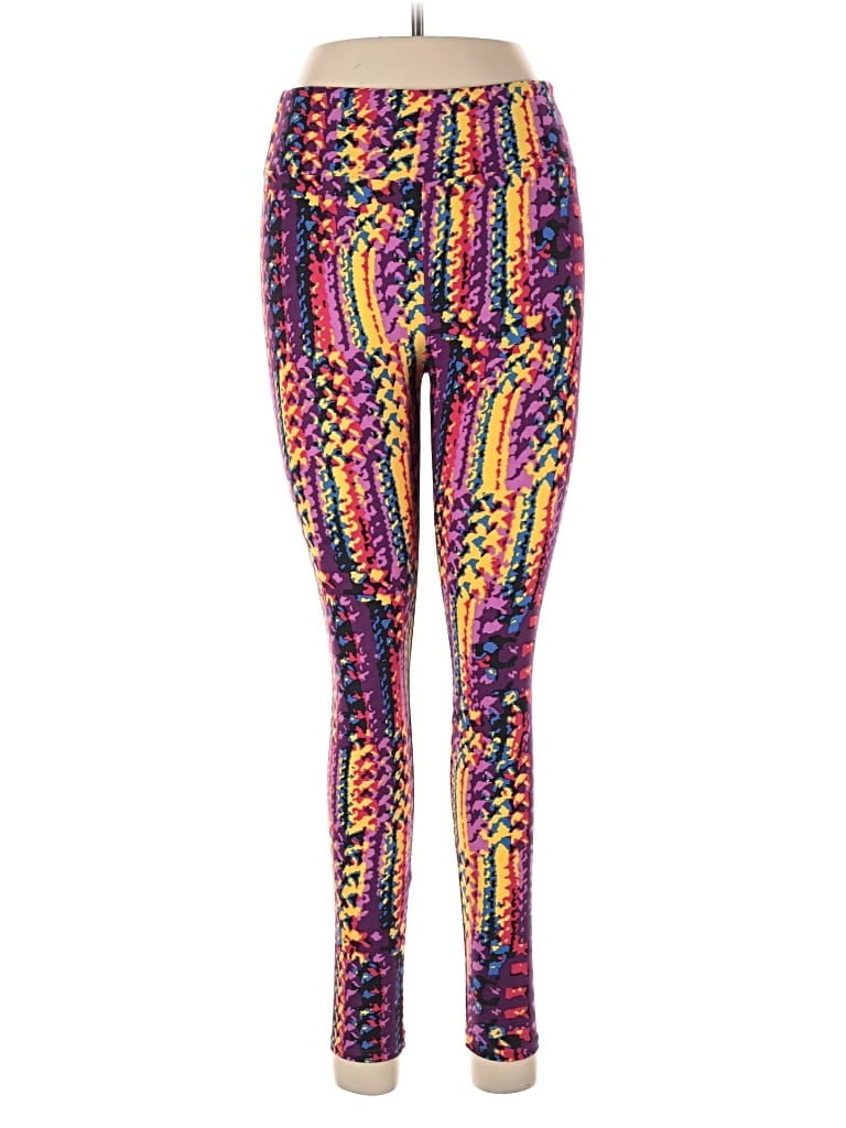 Pre-owned Lularoe Leggings In Purple