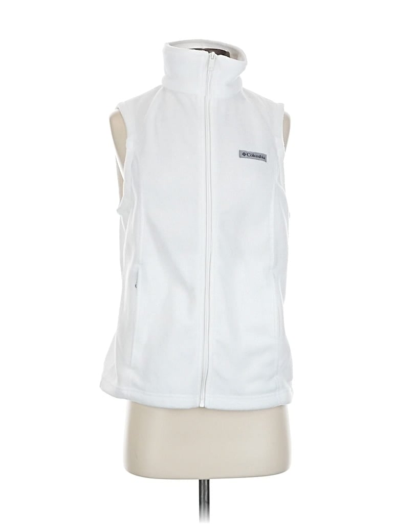 Pre-owned Columbia Vest In White