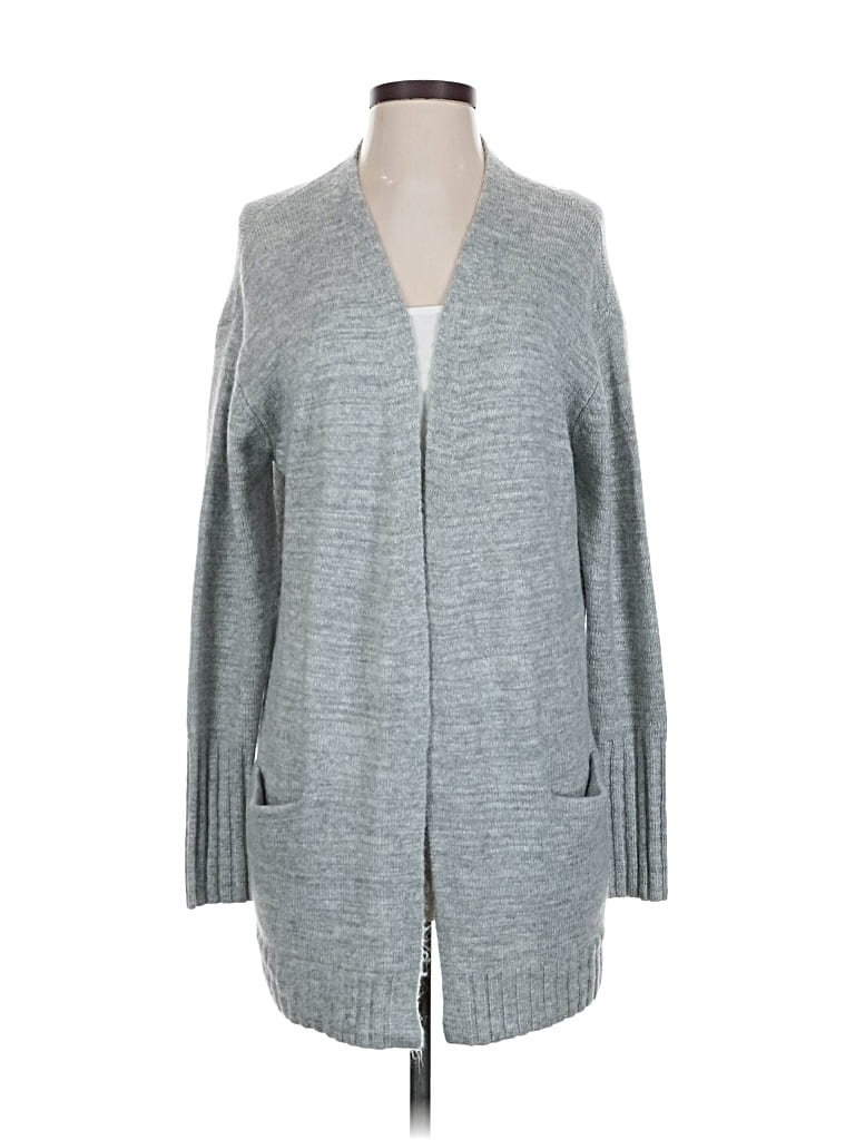 Pre-owned Caslon Cardigan Sweater In Gray