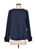 MICHAEL Michael Kors Blue Long Sleeve Blouse Size L - photo 1