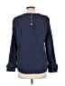 MICHAEL Michael Kors Blue Long Sleeve Blouse Size L - photo 2