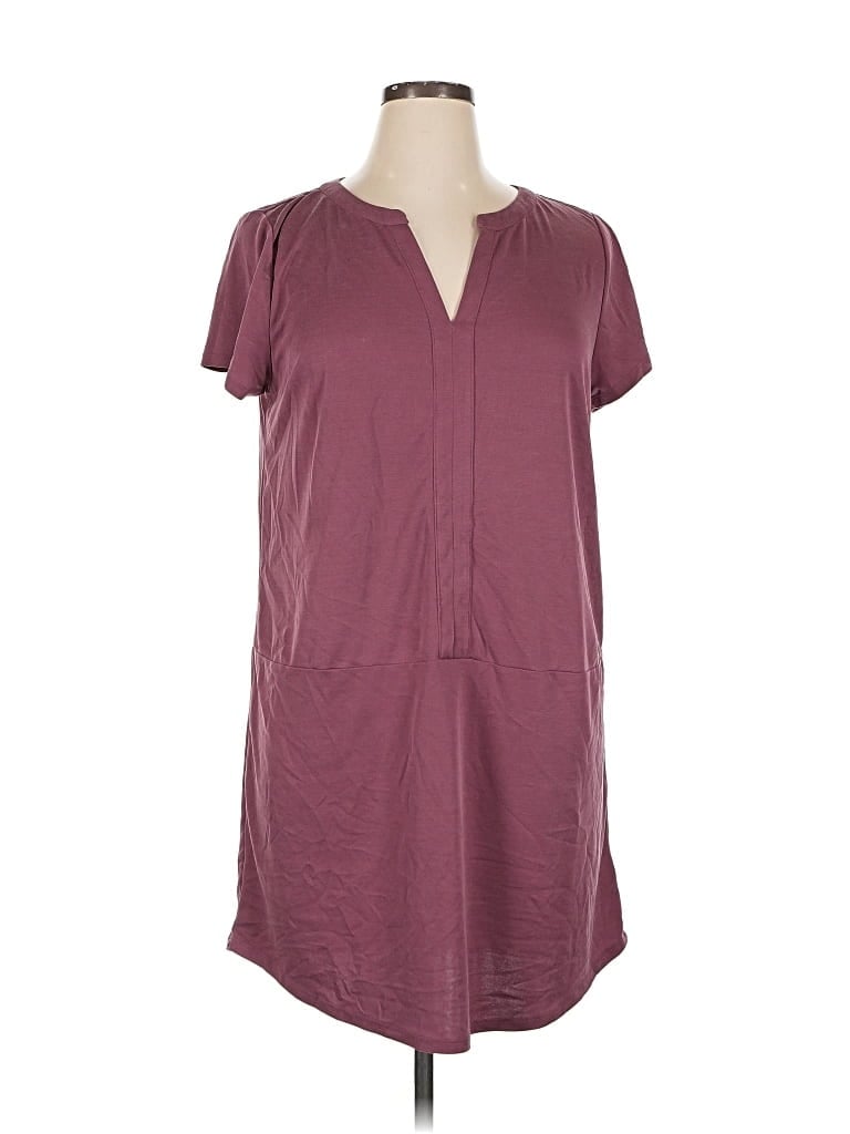 Pre-owned Tahari Casual Dress In Burgundy