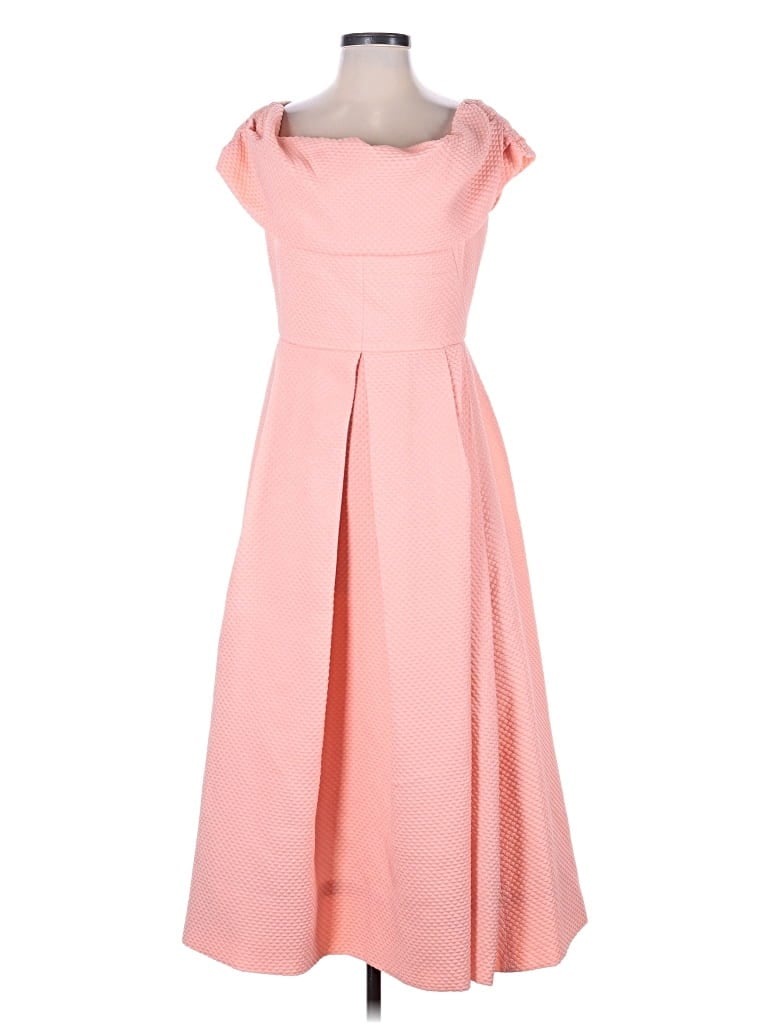 Pre-owned Lela Rose Cocktail Dress In Pink