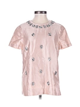 Tory Burch Short Sleeve Silk Top