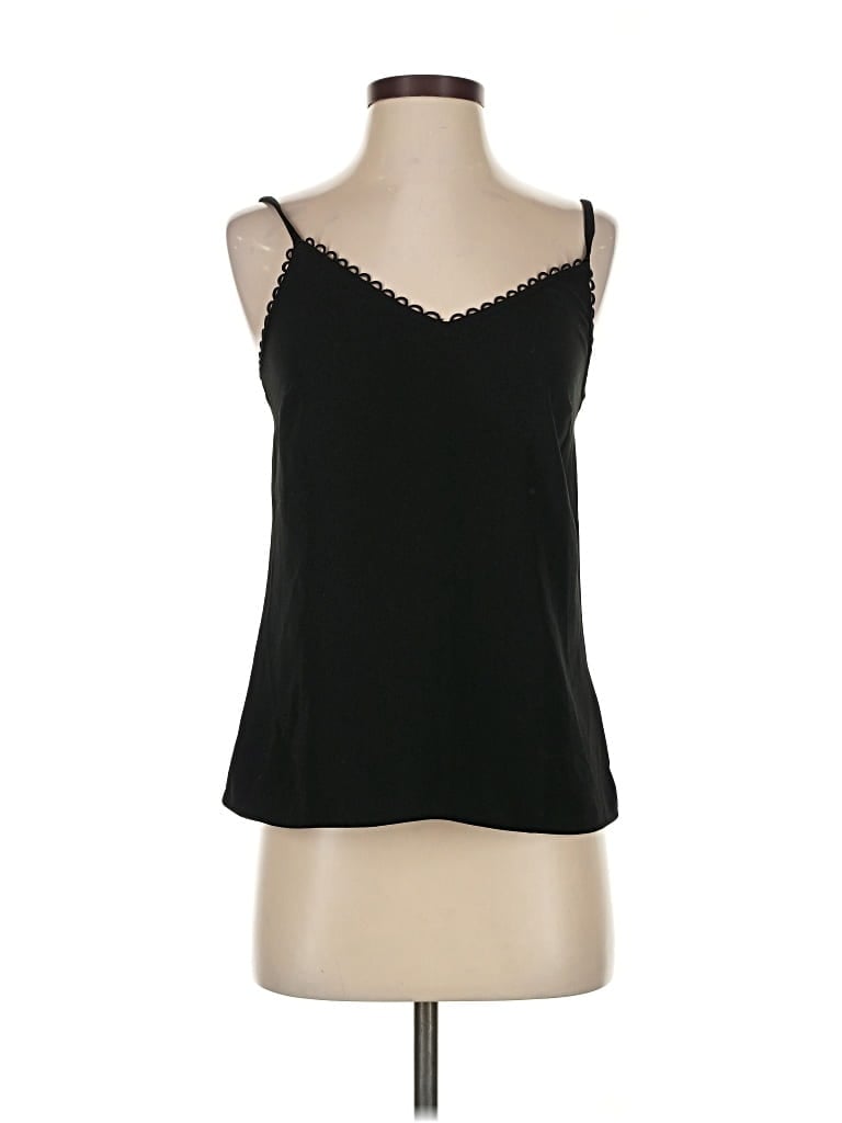 Pre-owned Ted Baker Sleeveless Top Black Sweetheart Neckline Tops
