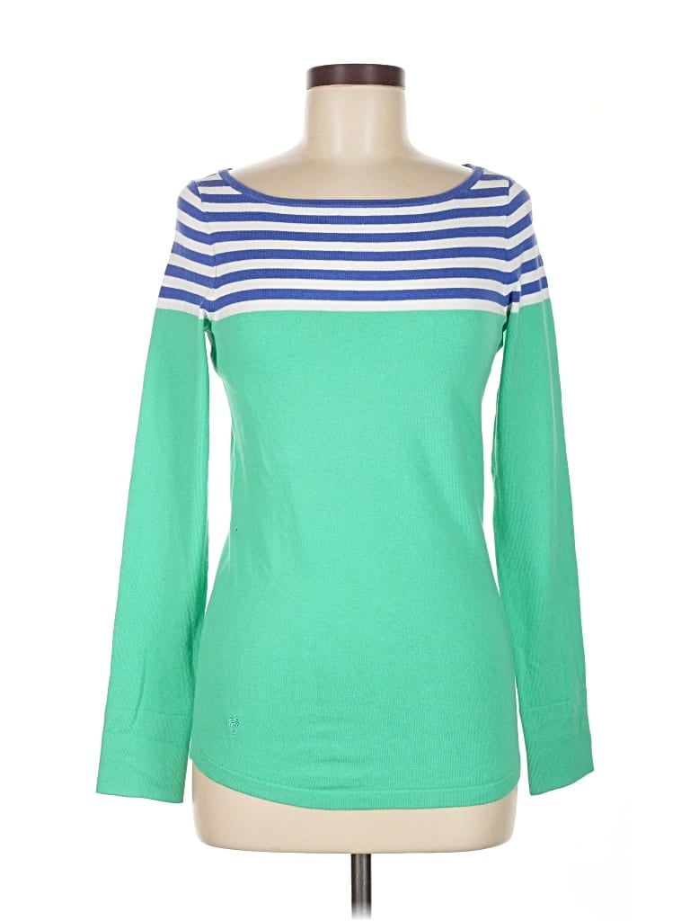Pre-owned Lilly Pulitzer Pullover Sweater In Green