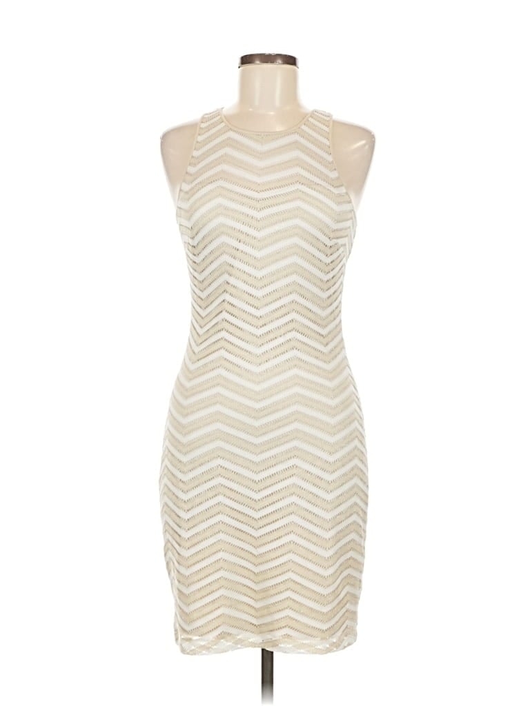 Pre-owned Guess Cocktail Dress In Brown