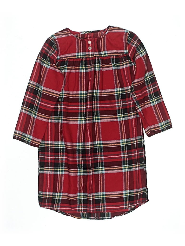 Pre-owned Lands' End Kids' Dress In Red