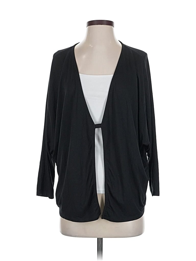 Pre-owned Rachel Pally 3/4 Sleeve T-shirt In Black