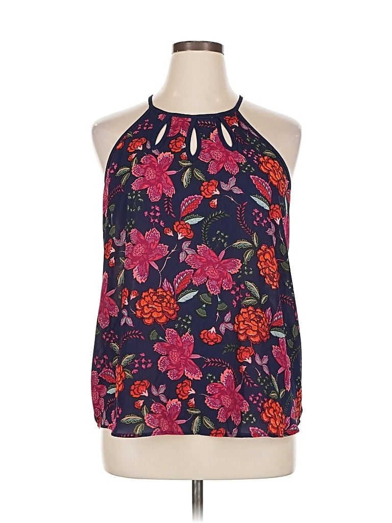 Pre-owned Papermoon Sleeveless Blouse In Purple