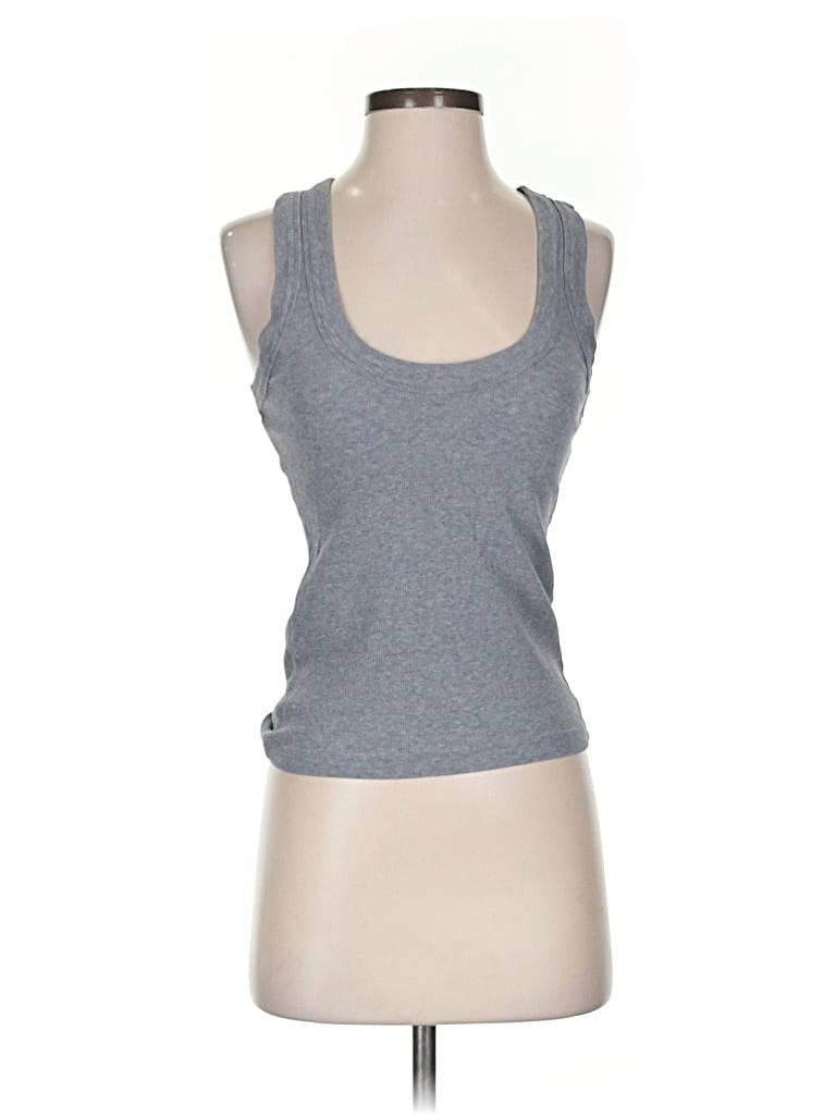 Pre-owned Banana Republic Factory Store Tank Top Gray Halter Neckline Tops