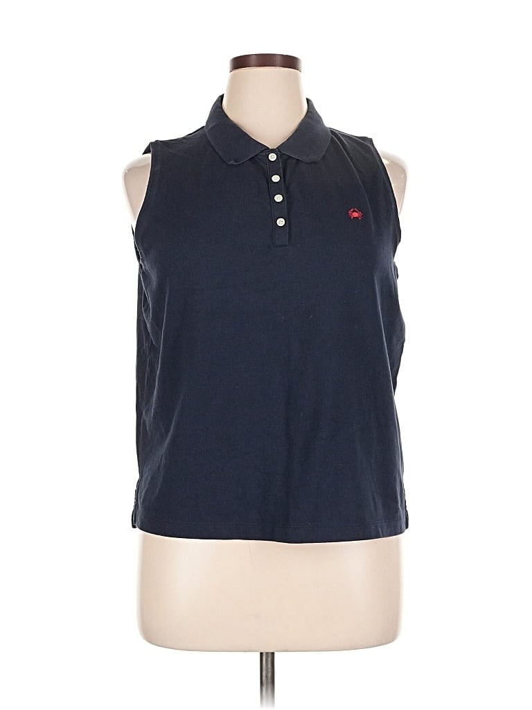 Pre-owned J.crew Factory Store Sleeveless T-shirt In Blue