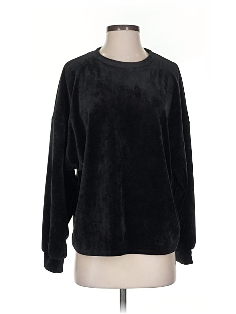 Pre-owned Adrianna Papell Pullover Sweater In Black