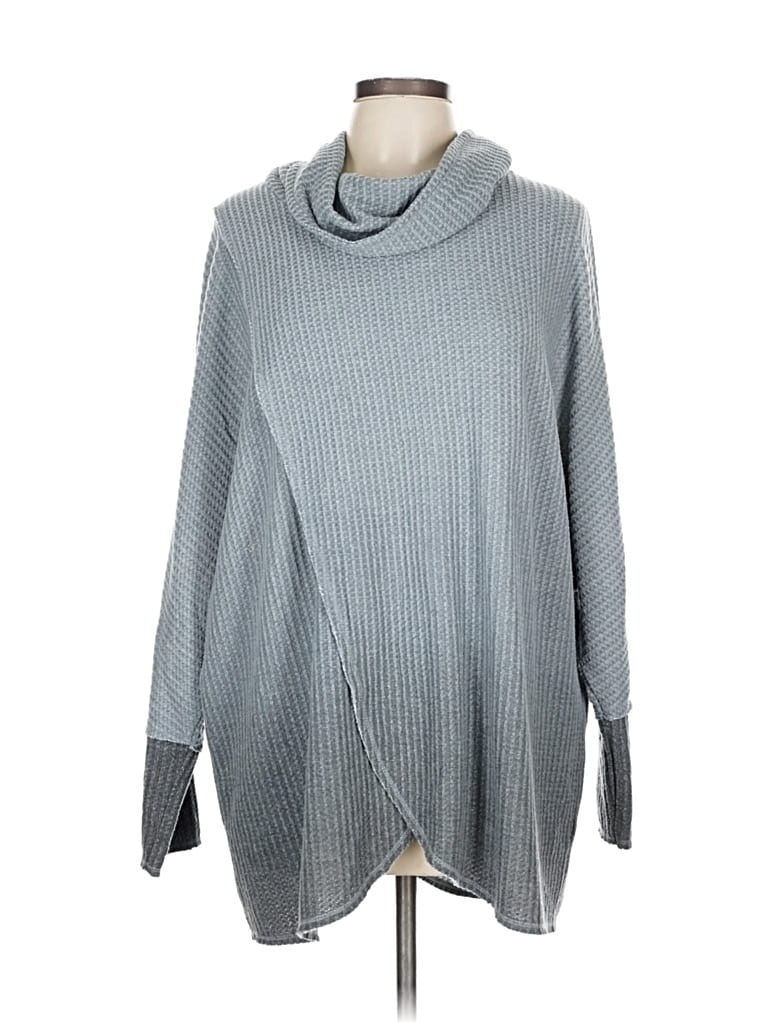 Pre-owned Lularoe Turtleneck Sweater In Gray