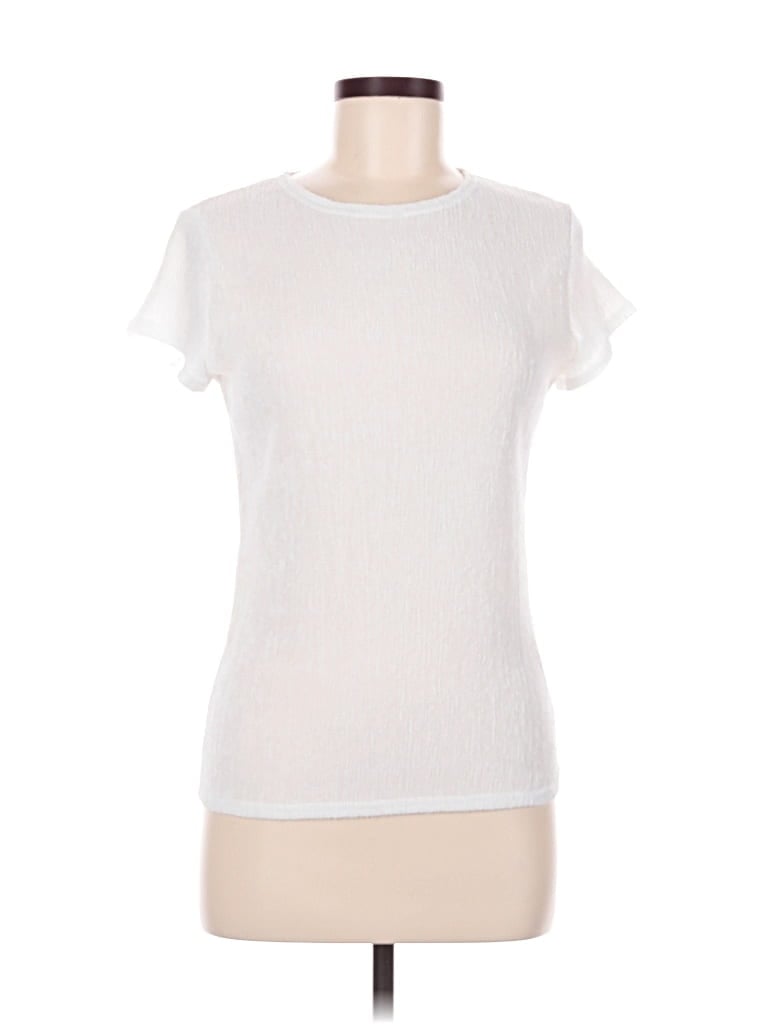 Pre-owned Sara Campbell Short Sleeve T-shirt In White