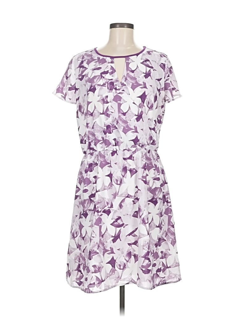 Pre-owned Market & Spruce Casual Dress In Purple
