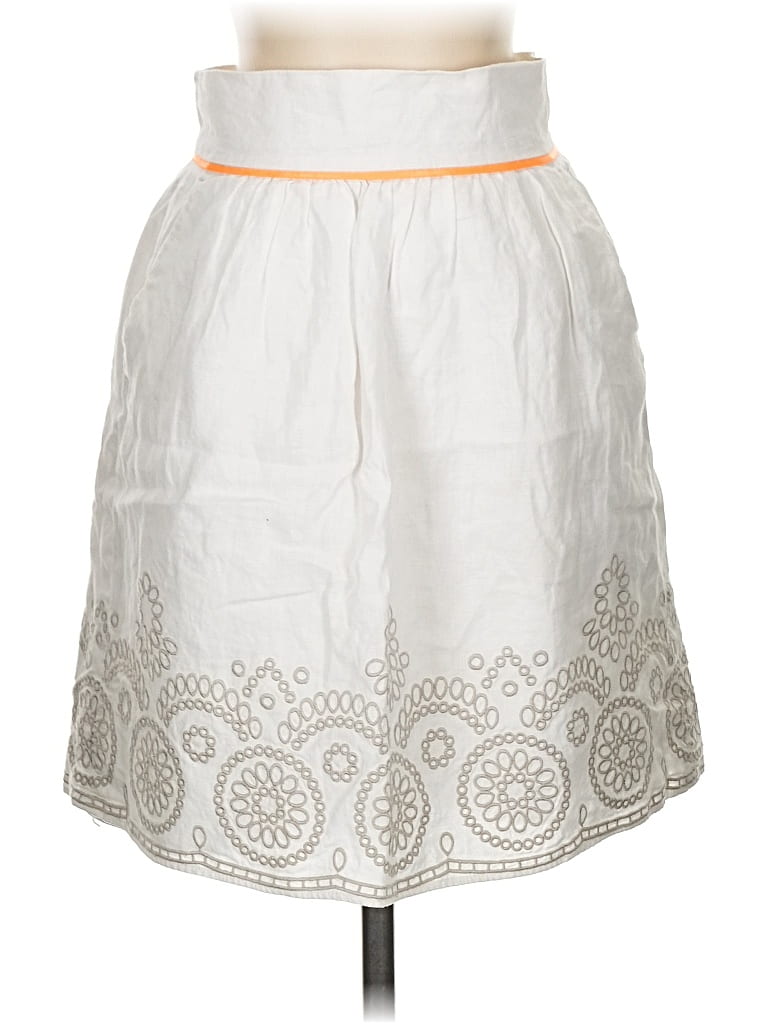 Pre-owned Tahari Casual Skirt In White