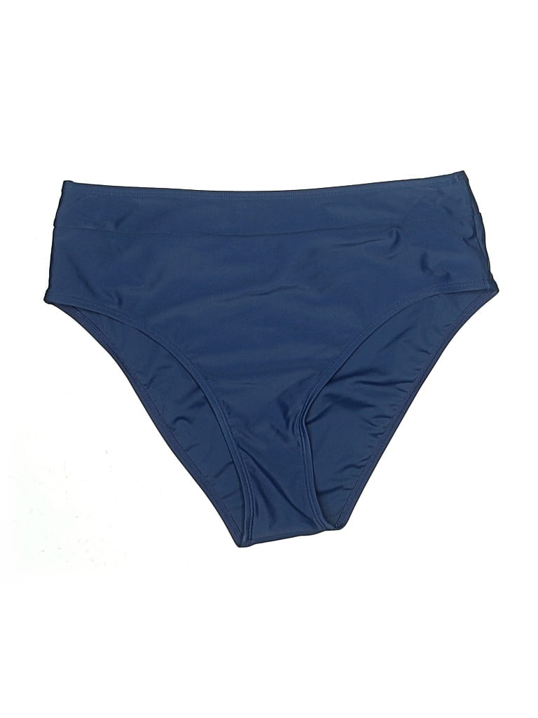 Pre-owned Cupshe Swimsuit Bottoms In Blue