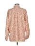ASTR The Label 100% Polyester Animal Print Orange Long Sleeve Blouse Size M - photo 2