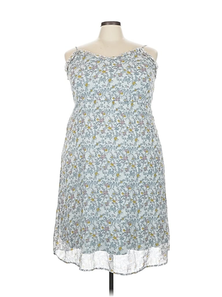 Pre-owned Wild Fable Cocktail Dress In Blue