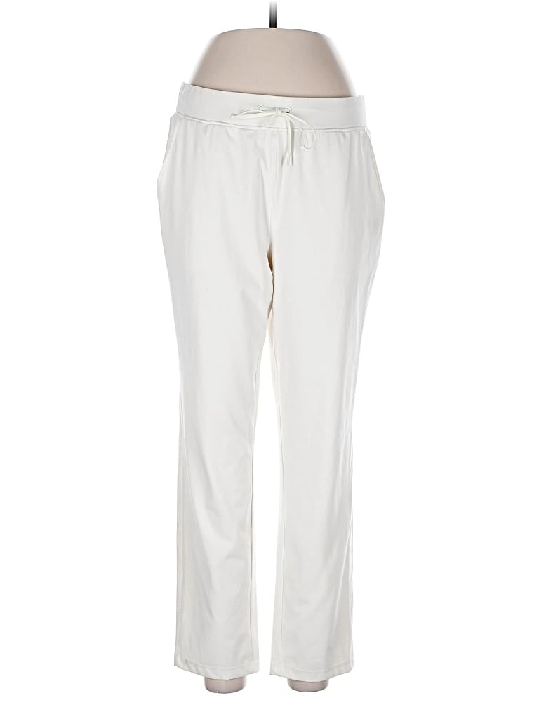 Pre-owned Yogalicious Casual Pants In White