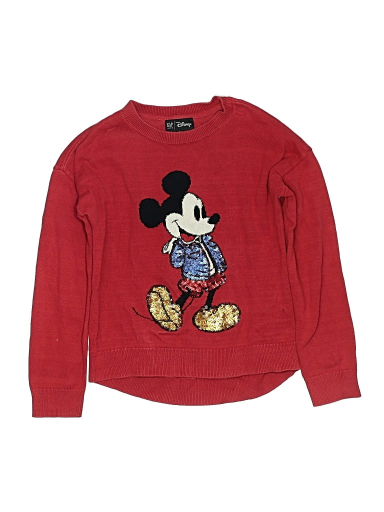 Pre-owned Gap Kids' Pullover Sweater In Red