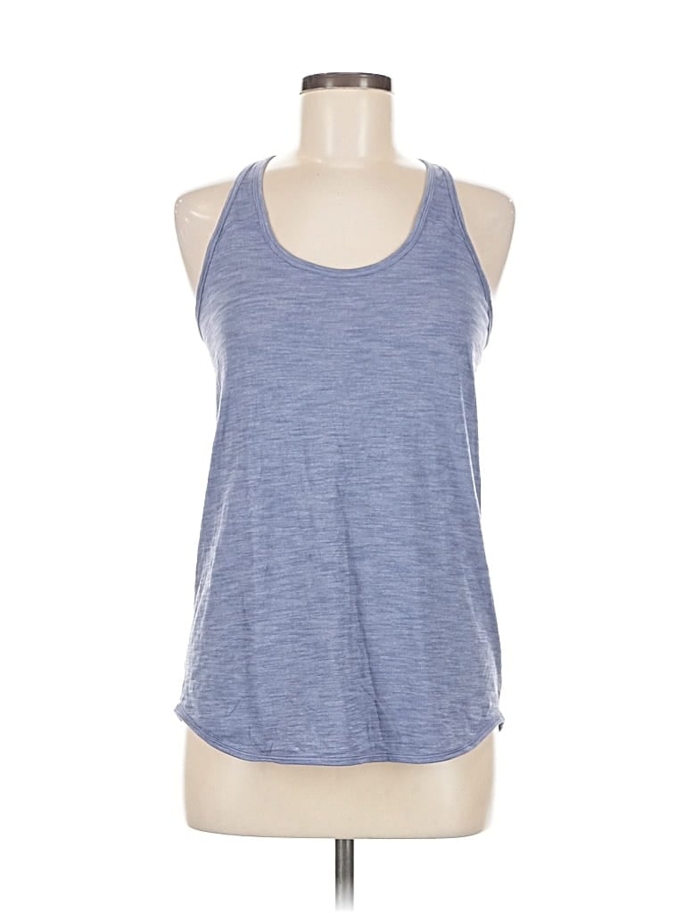 Pre-owned Lululemon Athletica Active Tank Top In Blue
