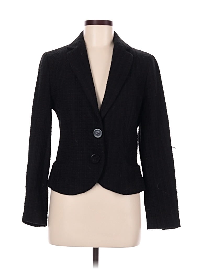 Pre-owned Assorted Brands Blazer Jacket In Black