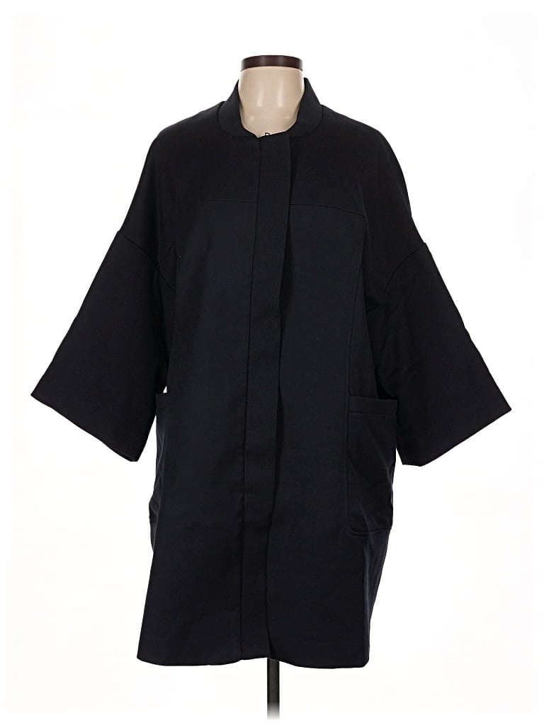 Pre-owned H&m Coat In Black