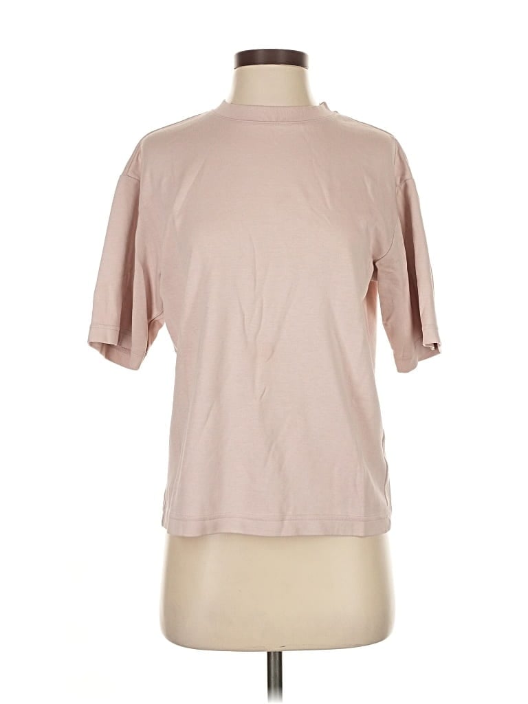 Pre-owned Uniqlo U Short Sleeve Turtleneck In Brown