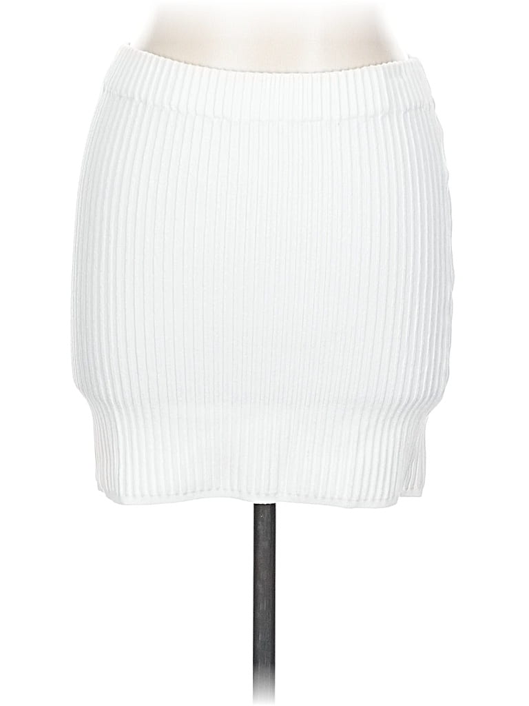 Pre-owned Unbranded Casual Skirt In White