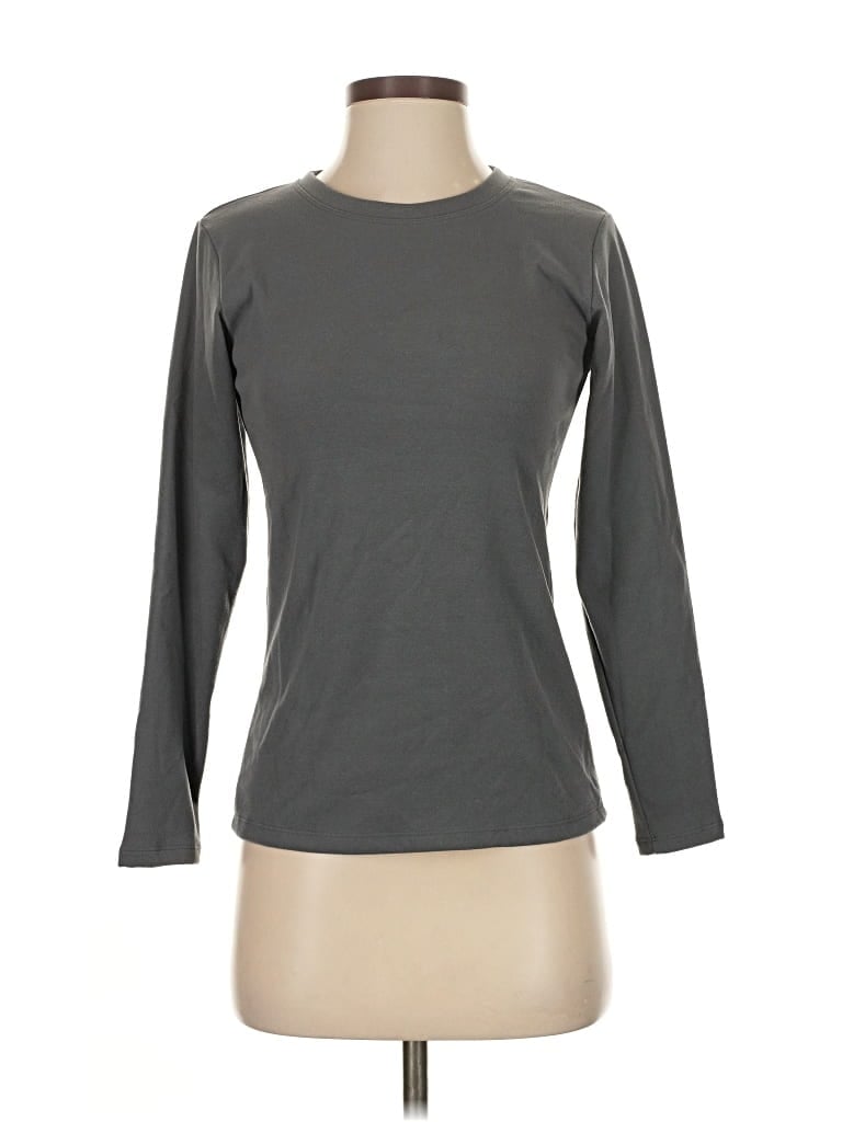 Pre-owned Elle Cardigan Sweater In Gray